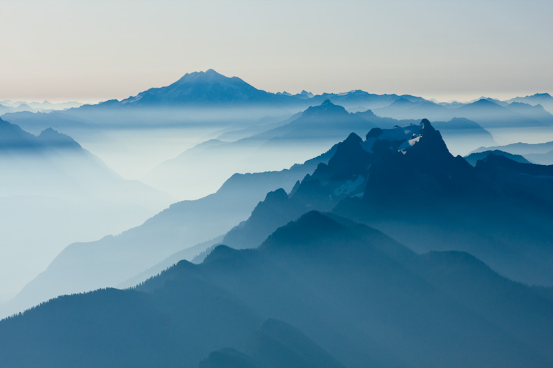 Morning Mist And The Cascades